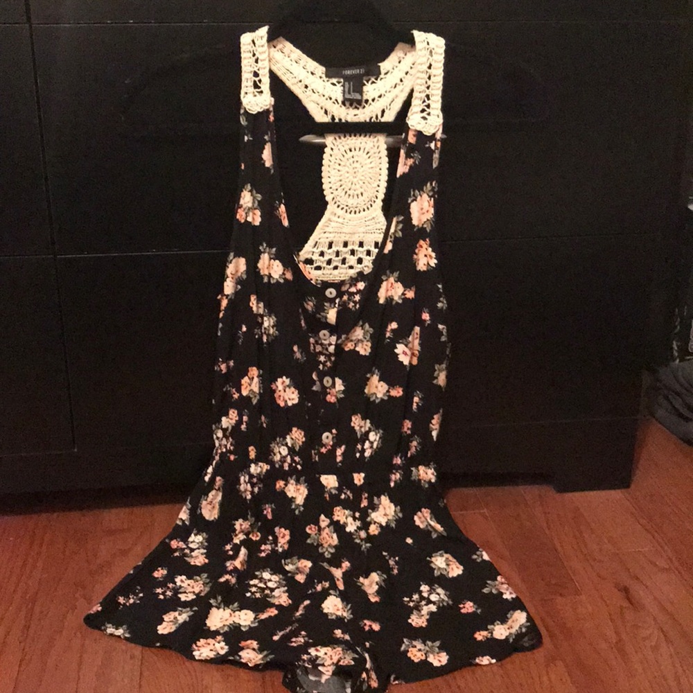 Forever 21 Floral Romper